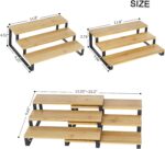 Addreen Four-Layer Expandable Eco-Friendly Multifunctional Save Space Bamboo Spice Rack Kitchen Organization Storage Holders - Image 2