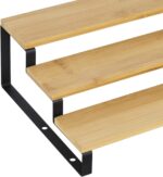 Addreen Four-Layer Expandable Eco-Friendly Multifunctional Save Space Bamboo Spice Rack Kitchen Organization Storage Holders - Image 3
