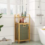 Addreen High Capacity Wooden Bamboo Laundry Basket Eco-Friendly and Space-Saving with Handles and Legs Hot Sale - Image 2