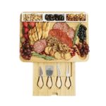 Addreen Hot Sale Cheese Platter Cutting Board Serving Tray Wood Large Charcuterie Board Bamboo Cheese Board Set - Image 2