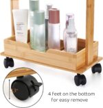Men's 3-Tier Bamboo Perfume Organizer Wood Jewelry Stand Drawer Storage Display Shelf for Cologne Storage Room Decor Gift Idea - Image 3