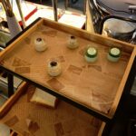 Addreen Natural Wooden Bread Tray with Handles Rustic Food Serving Platter for Kitchen Bakery Restaurant - Image 2