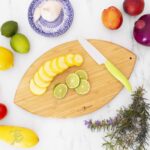 Addreen Totally Bamboo Football Shaped Great Gift for Football Fans Bamboo Wood Cutting Board and Charcuterie Board - Image 3