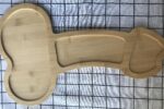 Addreen Unique Solid Bamboo Cheese Board Set End Grain Bamboo Funny Cutlery Kitchen Wine Meat Platter Aperitif Board - Image 2