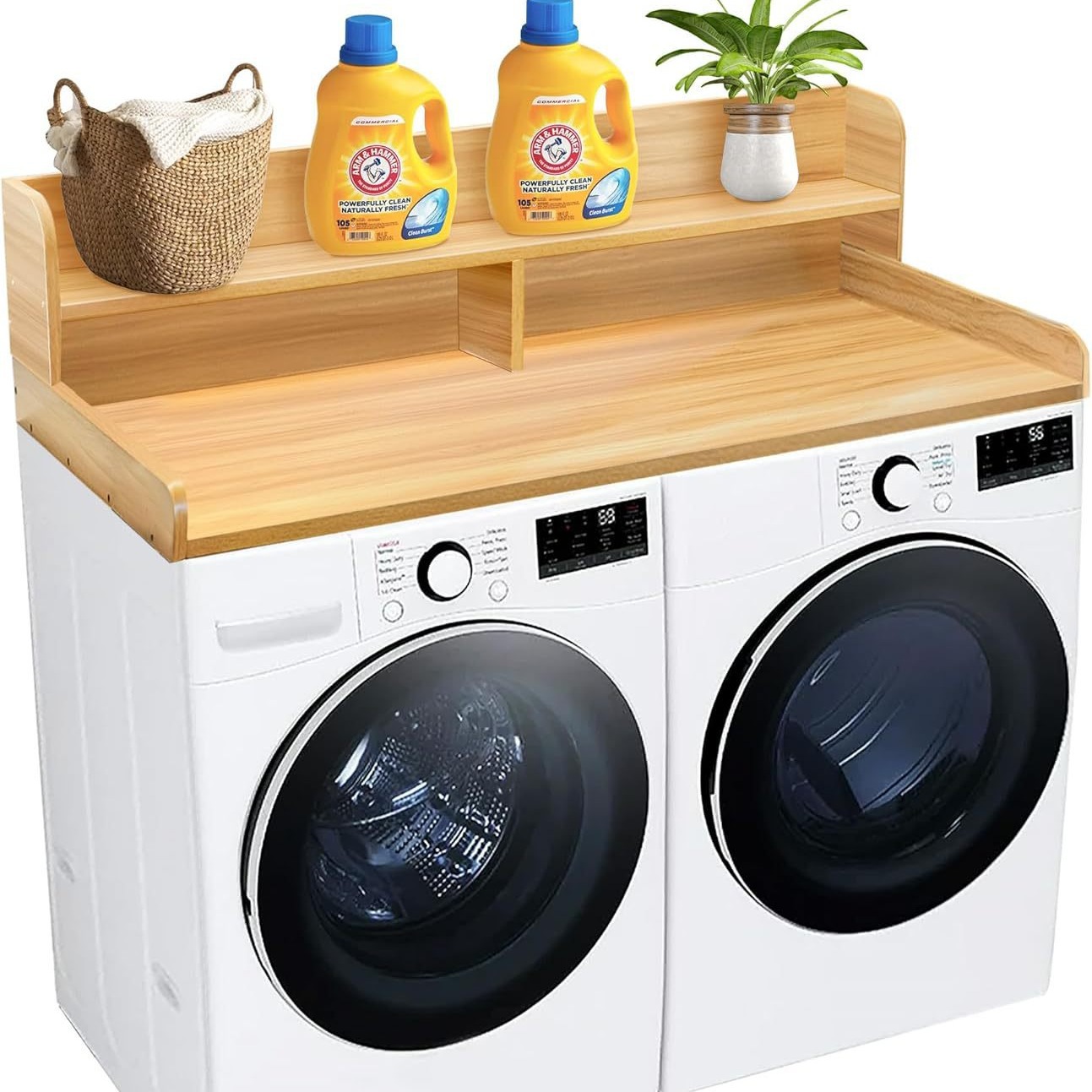 Addreen Washer Dryer Countertop Washer Dryer Countertop Top Protector Washer Dryer Wood Top for Organization01 Addreen Washer Dryer Countertop Washer Dryer Countertop Top Protector Washer Dryer Wood Top for Organization - Image 1