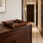 Addreen Wholesale Custom Folding Valet Tray Laserable Leatherette Catch Tray Home Decor Nightstand Entryway Storage Tray - Image 2