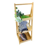 Bamboo 3 Tier Multiple Flower Pot Holder Shelf Potted Plant Stand Rack Bamboo Stand Shelf for Kitchen Bathroom Living Room - Image 3