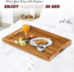 Bamboo Noodle Board Stove Cover with Built-in Handles 3-in-1 Stove Top Cover with Juice Grooves Durable & Sustainable - Image 2