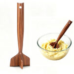 Cross-border Hot-selling Kitchen Wooden Meat Masher Multi-function Cooking Tool Restaurant Use Jz02604 Model Wooden Handle - Image 2