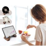 Eco-friendly Wood Kitchen Restaurant Menu Display Rack Modern Design Wall Mounted Book Stand Study Desktop Use - Image 3