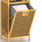 Hot Sale Addreen ALB-001 Eco-Friendly High Capacity Bamboo Laundry Basket with Handles Legs for Home Use Custom Logo Available - Image 3