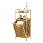 Hot Sale Addreen ALB-001 Eco-Friendly High Capacity Bamboo Laundry Basket with Handles Legs for Home Use Custom Logo Available
