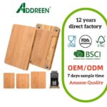 Kitchen Appliances, Bamboo Sliding Tray for Coffee Maker, Countertop Appliance Slider with 360° Rolling, Counter Slider Tray