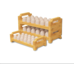 Kitchen Fresh Egg Storage Box Wooden Egg Tray Rack for Egg Storage in Kitchen