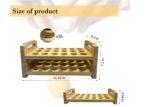 Kitchen Fresh Egg Storage Box Wooden Egg Tray Rack for Egg Storage in Kitchen - Image 2