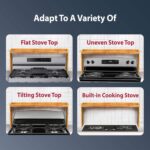 Modern 31.5" Kitchen Countertop Multifunction Non-Folding Spice Rack Organizer 6 Hooks Easy Storage Bamboo Wall Mounted - Image 3