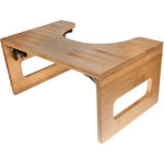 Modern Bamboo Foldable Portable Potty Stool for Adults for Bedroom or Living Room Squatting Toilet Stool