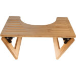 Modern Bamboo Foldable Portable Potty Stool for Adults for Bedroom or Living Room Squatting Toilet Stool - Image 2