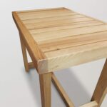 Modern Design Multifunction Shower Bench Natural Oak Shower Stool for Bathroom Use - Image 3