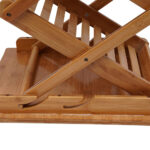 Modern Standing Bamboo Five-Tier Multifunction Storage Rack for Living Room-Sustainable Design - Image 3