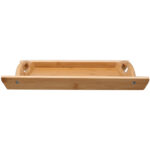 Rectangular Modern Eco-Friendly Bamboo Glazed Tray for Bread Baking Pastry Restaurant Use French Fries Fried Chicken Wings - Image 2