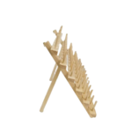Standing Type Wood Hair Braiding Rack Sewing Thread Extension Holder with Box Packing Folding Design 5-Tier Durable Adjustable - Image 2