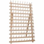 Threadart 120 Large Spool Wood Thread Rack Durable Standing Type Folding Wig Thread Rack for Sewing Threads Wax Spools Box - Image 3