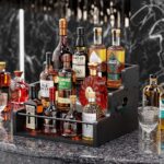 Three-Tier Standing Type Iron and Wood Combination Seasoning Storage Rack Wooden Kitchen Display Rack for Wine & Dinnerware - Image 3