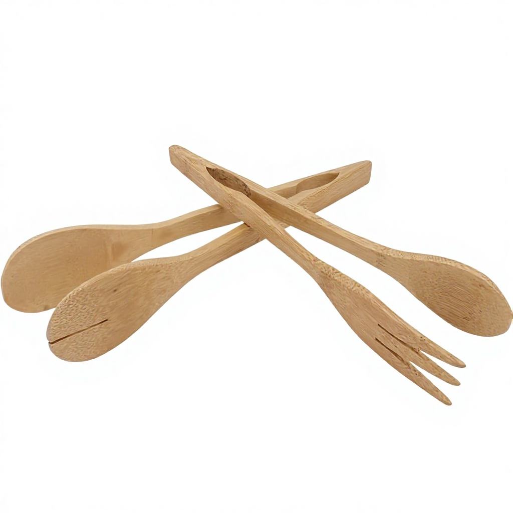 2 Pack Bamboo BBQ Tongs & Cooking Food Clips-Multi-functional Comfortable Handle for Restaurant & Outdoor Use01 2 Pack Bamboo BBQ Tongs & Cooking Food Clips-Multi-functional Comfortable Handle for Restaurant & Outdoor Use - Image 1