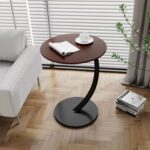 Addreen Custom Mini Wood Coffee Table Iron Frame Modern Design Easy to Clean Movable Custom Color Living Room Bedroom