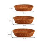 Addreen Handmade Rattan Wicker Basket Small/Large Sustainable Multifunction Home Storage Carton - Image 3