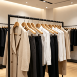 Addreen Heavy Duty Brown Wooden Coat Hangers Non Slip Wide Shoulder Notched Trouser Bar Closet Organizer 44x23cm - Image 3