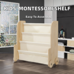 Addreen High Quality Kids Montessori Modern Movable Wood Cabinet with Easy Assembly for Living Room Made in Fujian China - Image 3