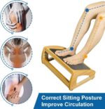 Addreen High Quality Modern Adjustable Bamboo Desk Footrest Support for Office Home & Gaming Anti-slip Ventilation - Image 3