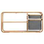 Addreen High Quality Natural Bamboo Wood Shoe Rack Modern Space-Saving Foldable Storage Organizer Bench for Entry Hallway - Image 3