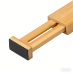 Addreen Hot Wholesale Natural Bamboo Drawer Dividers Adjustable Expandable Kitchen Drawer Organizer