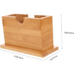 Addreen Modern Eco-Friendly Bamboo Tissue Box with Customizable Logo Natural Bamboo Color Countertop Storage for Clean Tissues - Image 3