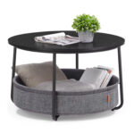 Addreen Modern Iron Living Room Coffee Table with Convertible Storage Portable Design Customizable Color Logo for Home Furniture