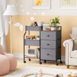 Addreen Modern Metal 3-Story Divider Baby Diaper Storage Cabinet Customized Color ISO CE Certified Easy Assembly for Bedrooms - Image 2
