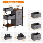 Addreen Modern Metal 3-Story Divider Baby Diaper Storage Cabinet Customized Color ISO CE Certified Easy Assembly for Bedrooms - Image 3