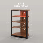 Addreen Modern Stainless Steel CD & Shoe Storage Rack Customized Color Logo Height-Adjustable Home Furniture for Living Room - Image 3