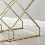 Addreen Modern White Iron Luxury Portable Nesting Coffee Table Simple Home Furniture - Image 3