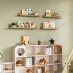 Addreen Modern Wooden Freestanding Shelves for Nursery Living Room Bedroom Home Office & School Set of 3 with Customizable Color - Image 2