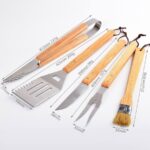 Addreen Outdoor Cooking Wood case for BBQ Tools Set Storage Box Wooden case - Image 3