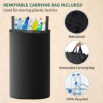 Addreen Plastic Bottle Basket 100L Kitchen Recycling Bin Large Capacity With Removeable and Reusable Inner Bag - Image 3