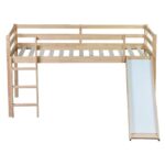Addreen Solid Wood Eco-Friendly Modern Convertible Twin Bunk Bed Frame Kids Teens Customizable Color Logo Maximize Space Bedroom - Image 3