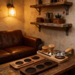 Addreen Wood Espresso Tamper Station 51/53/58mm Portafilter Holder Coffee Tamping Mat Barista Tool Organizer - Image 2