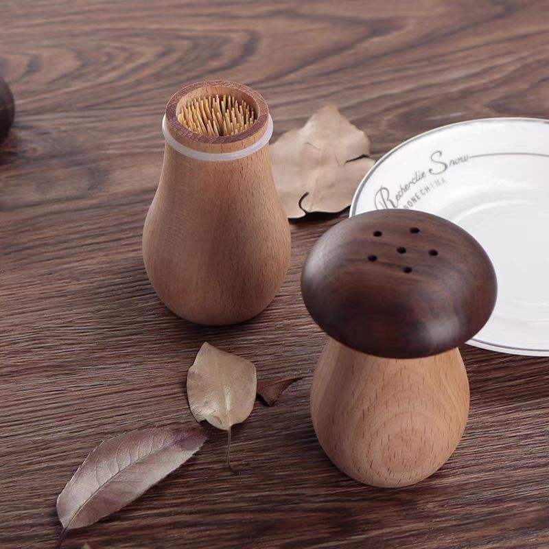 Creative Retro Mushroom Toothpick Box Stocked Model 241220 Household High-End Walnut Wood Exquisite Cute Chinese Style Vintage01 Creative Retro Mushroom Toothpick Box Stocked Model 241220 Household High-End Walnut Wood Exquisite Cute Chinese Style Vintage - Image 1