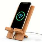 Custom Multifunction Bamboo Wood Phone Adjustable Foldable Desktop Mobile Phone Tablet Pc Stand Holder