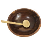 Customized Mango Wood Bowls Rustic Modern Design for Serving Salad and Dry Fruits Eco-Friendly Kitchenware for Parties - Image 3